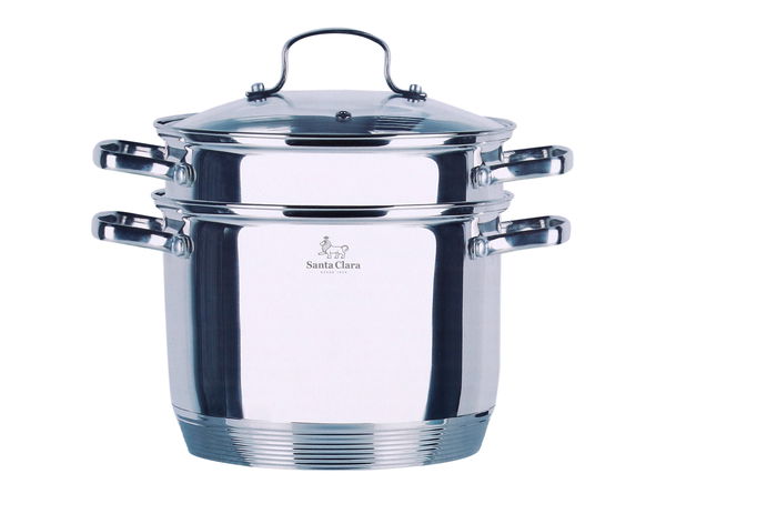 Santa Clara Olla Pasta con Tapa Ø 22 cm (2 Unidades)