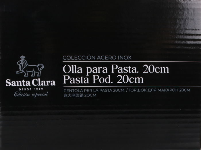 Santa Clara Olla Pasta con Tapa Ø 22 cm (2 Unidades)