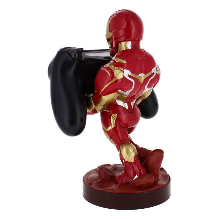 Cable Guy Soporte Figura Iron Man Marvel 21cm para Mandos y Smartphones
