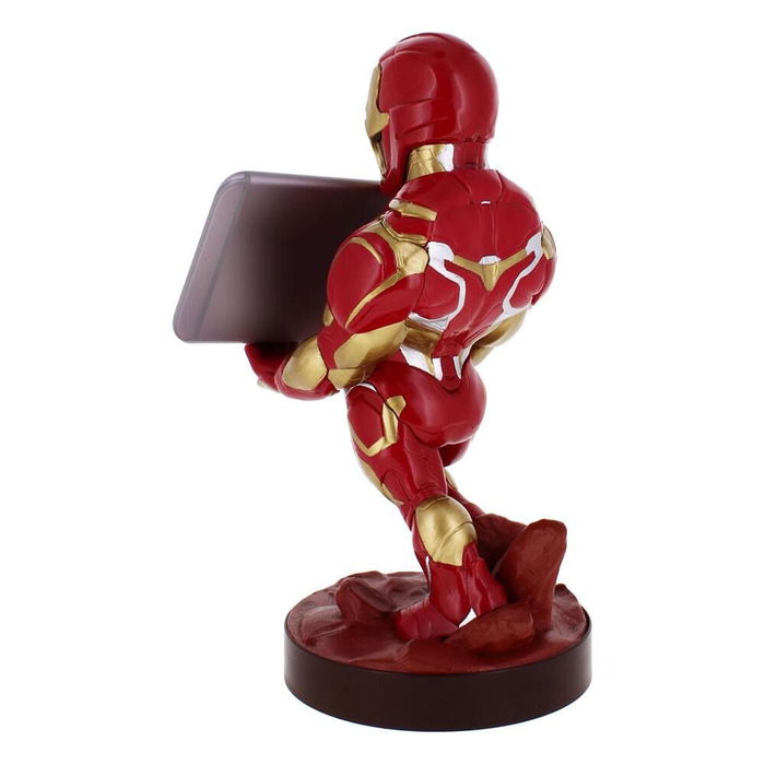 Cable Guy Soporte Figura Iron Man Marvel 21cm para Mandos y Smartphones