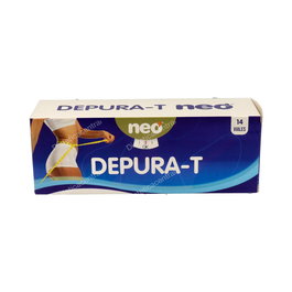 NEO Depura-T 14 Viales Suplemento Alimenticio Depurativo con Cola de Caballo, Bardana, Vitaminas C, B y Potasio