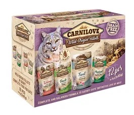 Carnilove Cat Pouch Multipack 12x85 gr Comida Húmeda para Gatos