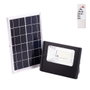 Proyector LED solar 30W 6500K Blanco Frío con mando a distancia y panel solar
