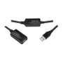 LogiLink Cable USB 2.0 Macho a Hembra 25m Negro