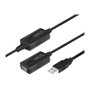 LogiLink Cable USB 2.0 Macho a Hembra 25m Negro