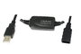 LogiLink Cable USB 2.0 Macho a Hembra 25m Negro