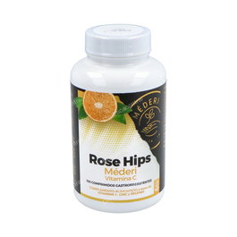 MEDERI NUTRICION INTEGRATIVA Rose Hips Vit. C + Zn + Se 100 Comp. - Complemento alimenticio con Vitamina C, Zinc y Selenio