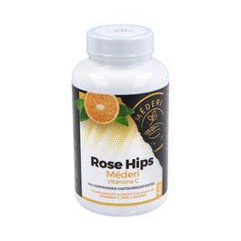 MEDERI NUTRICION INTEGRATIVA Rose Hips Vit. C + Zn + Se 100 Comp. - Complemento alimenticio con Vitamina C, Zinc y Selenio