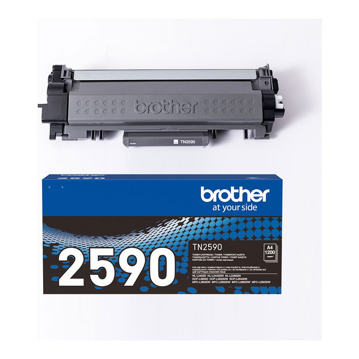 Brother TN-2590 Negro Original Toner Cartucho Box compatible con MFC-L2922DW