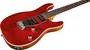 EKO Guitarra Eléctrica Aire 800 Musa Red Flamed Eko 6 Cuerdas Cuerpo Aliso Tapa Arce Flameado Rojo Brillante