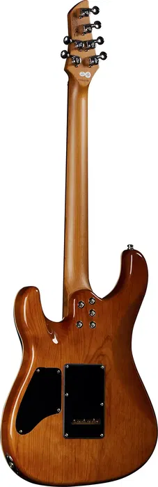 EKO Guitarra Eléctrica Aire 800 Musa Red Flamed Eko 6 Cuerdas Cuerpo Aliso Tapa Arce Flameado Rojo Brillante