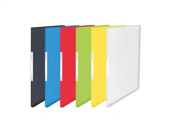 ESSELTE Carpeta VIVIDA A4 con 40 Fundas y Tapas Flexibles Colores Surtidos
