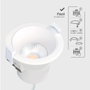 GSC Evolution Aro redondo empotrable LED Mandani 7W Blanco