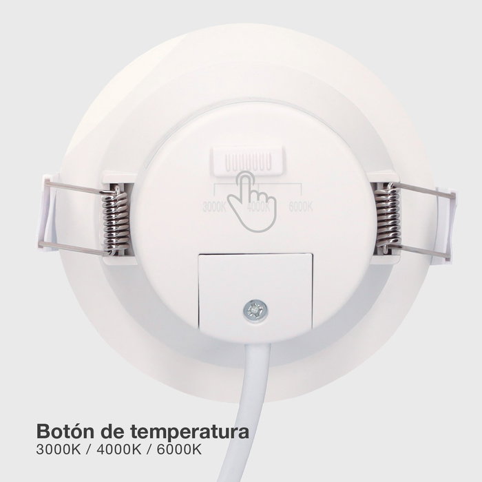 GSC Evolution Aro redondo empotrable LED Mandani 7W Blanco