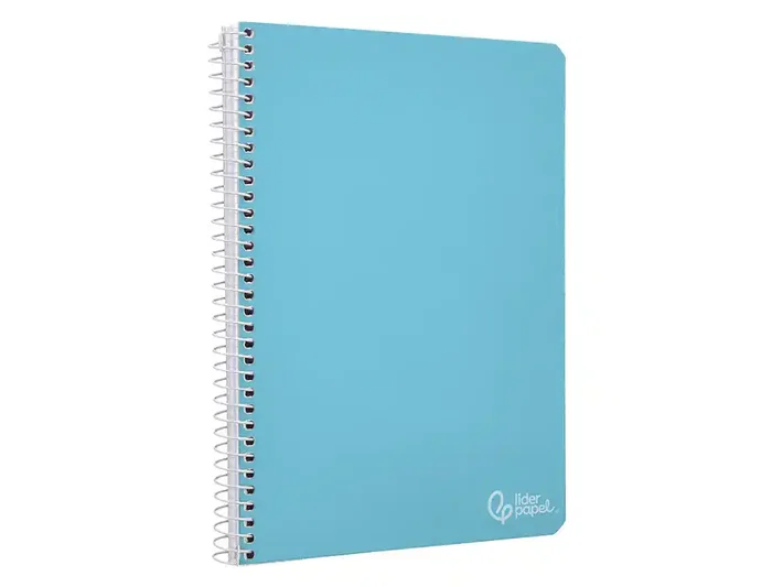 Liderpapel Cuaderno Espiral A4 Witty Tapa Dura 80 Hojas 90gr Cuadro 4mm Colores Surtidos