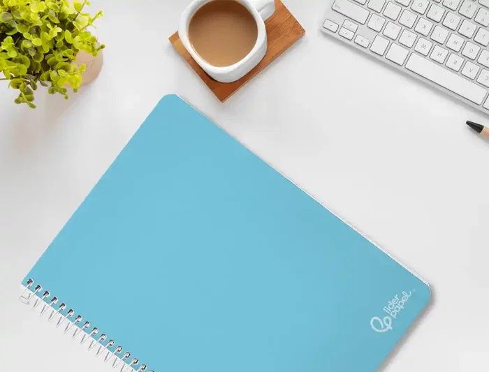 Liderpapel Cuaderno Espiral A4 Witty Tapa Dura 80 Hojas 90gr Cuadro 4mm Colores Surtidos