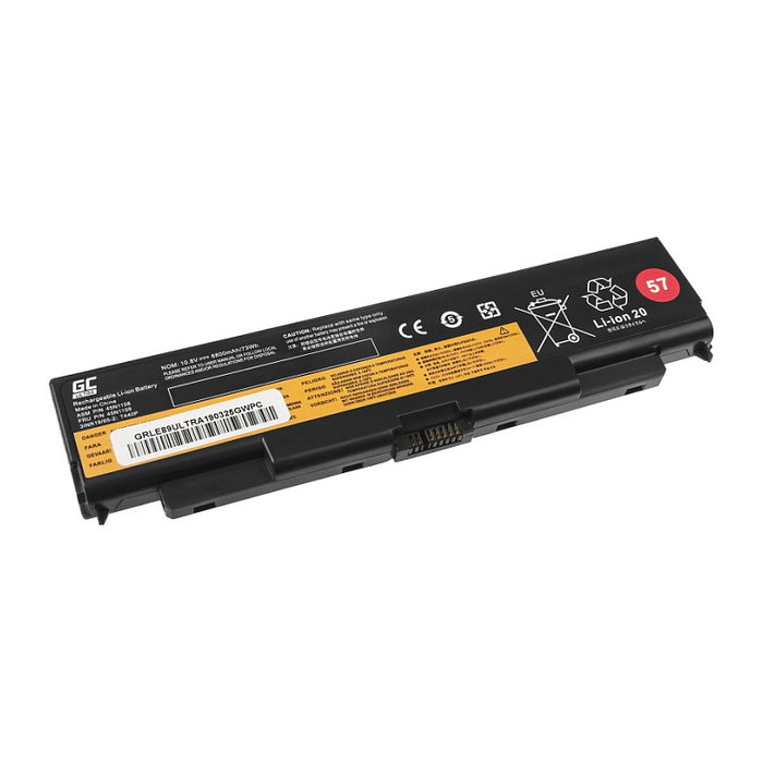 Green Cell Battery ULTRA para Lenovo ThinkPad T440p T540p W540 W541 L440 L540