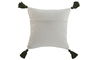 DKD Home Decor Cushions abril24 green a Cojín Boho Verde Blanco 45 x 45 cm Algodón Poliéster (2 Unidades)