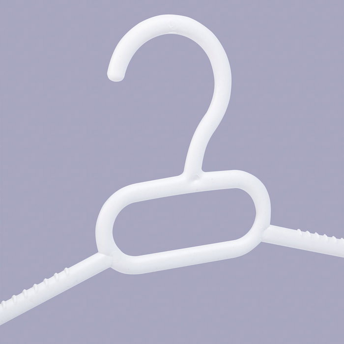 Inde Set 6 Perchas Multiusos Plástico Extra Blanca 36,8 cm (8 Cajas)