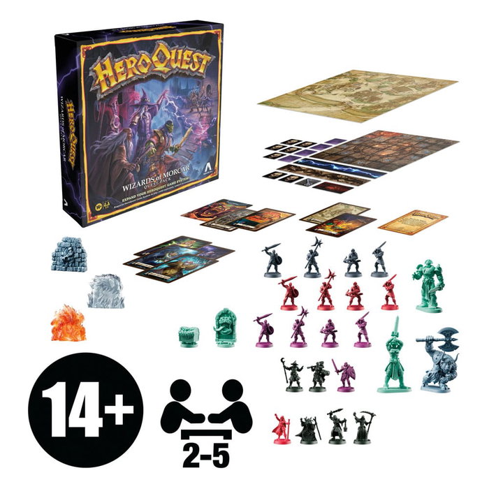 Hasbro HeroQuest Wizards of Morcar Pack de Misión Edición Inglés
