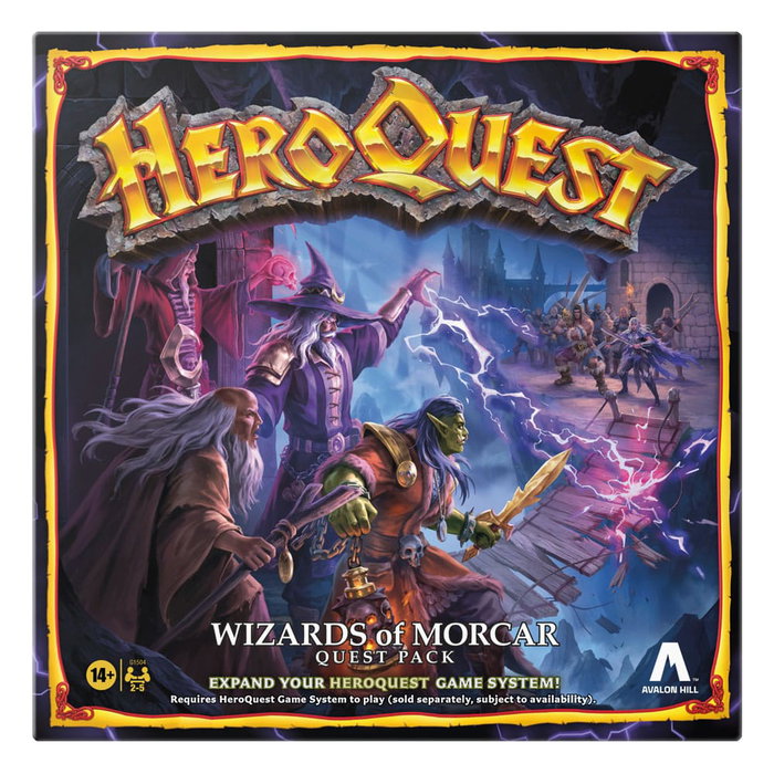 Hasbro HeroQuest Wizards of Morcar Pack de Misión Edición Inglés