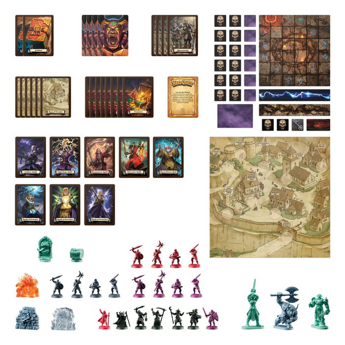 Hasbro HeroQuest Wizards of Morcar Pack de Misión Edición Inglés