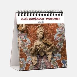 TRIANGLE POSTALS Calendario de sobremesa 2027 Lluís Domenech i Montaner (14x15cm)