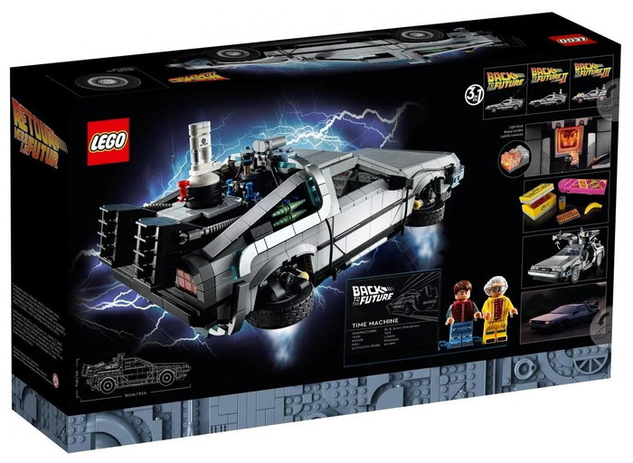 LEGO ICONS Máquina del Tiempo de Regreso al Futuro 10300