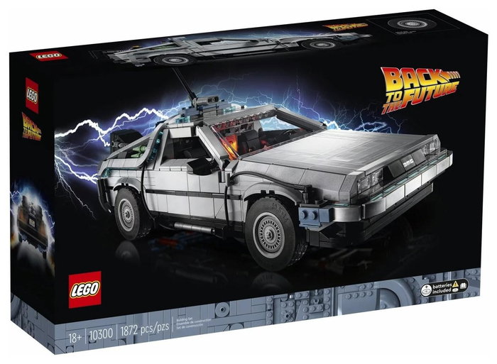 LEGO ICONS Máquina del Tiempo de Regreso al Futuro 10300