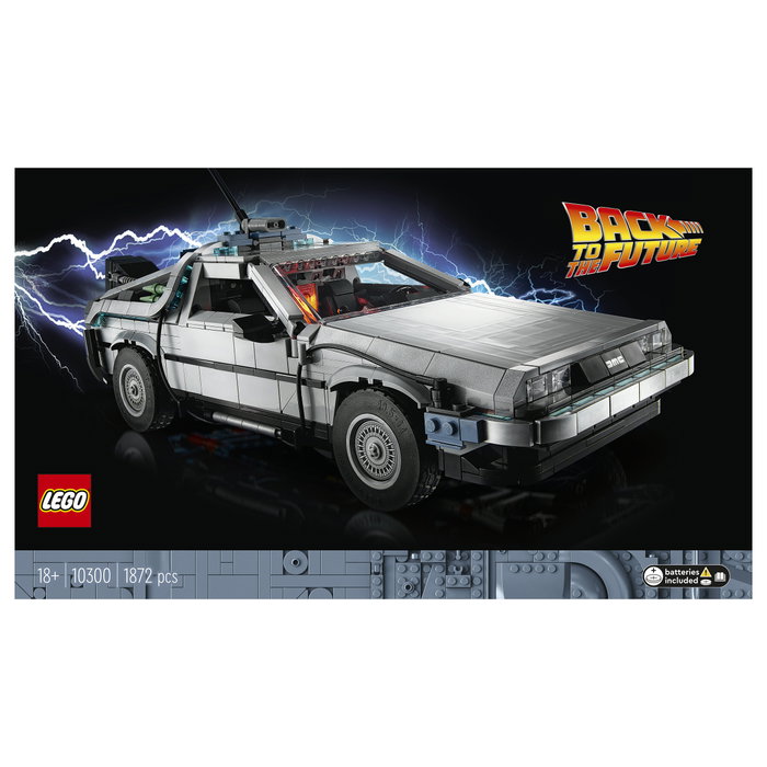 LEGO ICONS Máquina del Tiempo de Regreso al Futuro 10300