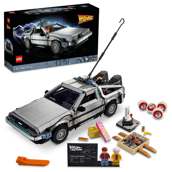 LEGO ICONS Máquina del Tiempo de Regreso al Futuro 10300