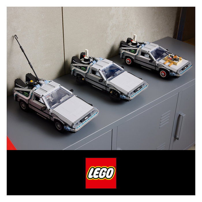 LEGO ICONS Máquina del Tiempo de Regreso al Futuro 10300