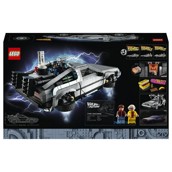 LEGO ICONS Máquina del Tiempo de Regreso al Futuro 10300