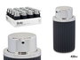 Berilo Dispensador Jabon Plástico 420ml Antracita 7x14.5x8.5cm (Set de 32)