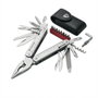 Victorinox SwissTool X Plus 39 funciones con funda de cuero plata