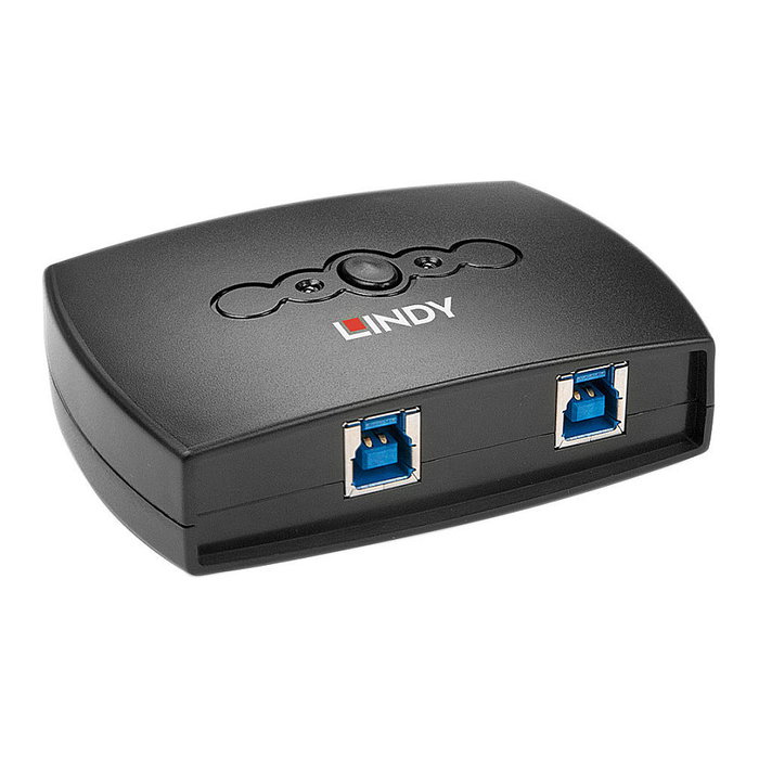 LINDY Interruptor USB 43141 con 3 Puertos USB 3.2 Gen 1 y Switch Manual LINDY Interruptor USB 43141 con 3 Puertos USB 3.2 Gen 1 y Switch Manual