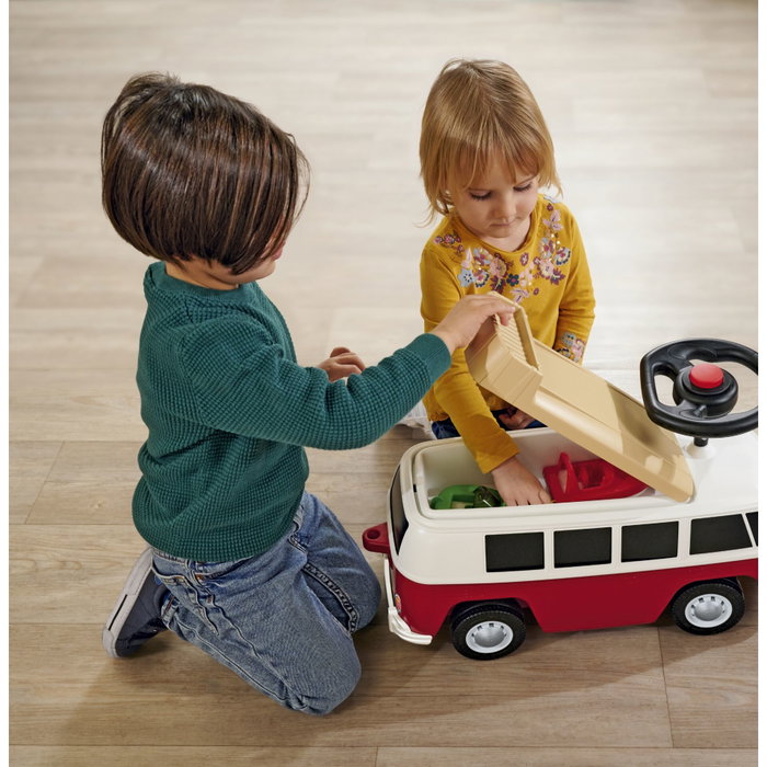 Big BIG Bobby Car Baby VW T1 Rojo