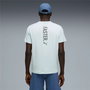 Camiseta de Manga Corta Hombre Puma Graphics Running Fas Azul claro 13-14 Años