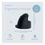 R-Go Ratón Ergonómico para Zurdo HE Break, Bluetooth, 5 Botones, 2400 DPI, Negro, Software de Pausa, Conexión Inalámbrica, Recargable, para Manos Medianas