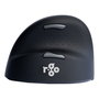 R-Go Ratón Ergonómico para Zurdo HE Break, Bluetooth, 5 Botones, 2400 DPI, Negro, Software de Pausa, Conexión Inalámbrica, Recargable, para Manos Medianas