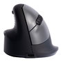 R-Go Ratón Ergonómico para Zurdo HE Break, Bluetooth, 5 Botones, 2400 DPI, Negro, Software de Pausa, Conexión Inalámbrica, Recargable, para Manos Medianas
