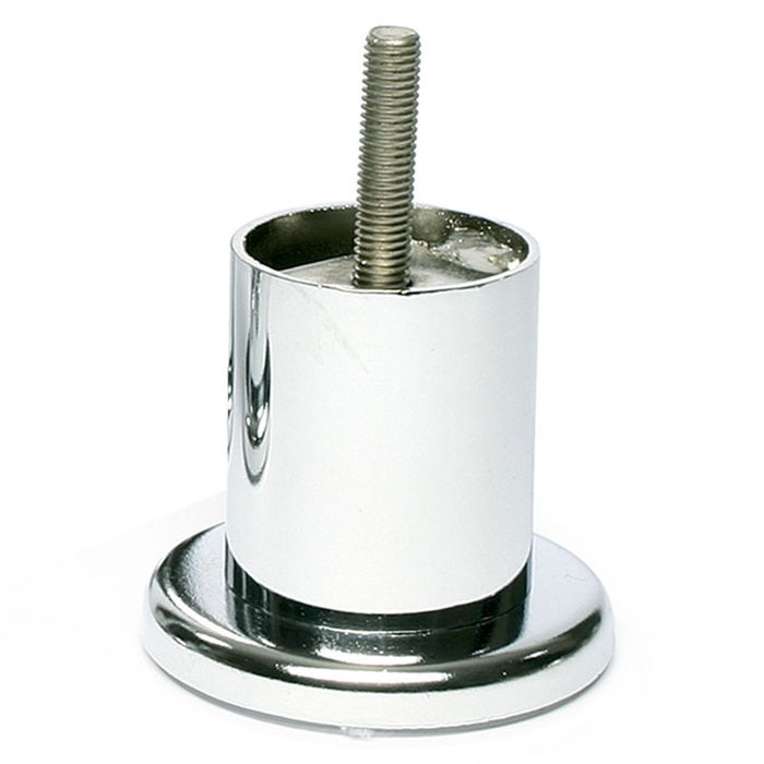 Q&Q Pata Metálica Paola M8 Cromo H60 para Sofás y Muebles de Metal