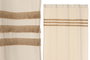 DKD Home Decor Cortina de Algodón y Yute Natural 140x260 cm