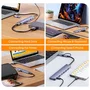 Generico Hub USB-C Multipuerto 7 en 1 con 5 USB y 2 USB-C PD 60W