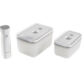 Zwilling Fresh&Save Vakuum-Starter-Set 7-Teilig Blanco