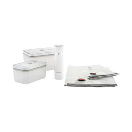 Zwilling Fresh&Save Vakuum Starter Set 7-Teilig, Set de Envasado al Vacío y Conservación de Alimentos, 7 Piezas, Plástico
