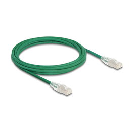 DeLOCK Cable de red RJ45 Cat.6A U/FTP Slim 3 m Verde