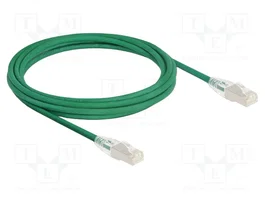 DeLOCK Cable de red Cat.6A U/FTP Slim 3 m Verde