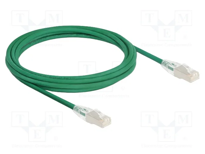 DeLOCK Cable de red Cat.6A U/FTP Slim 3 m Verde DeLOCK Cable de red Cat.6A U/FTP Slim 3 m Verde