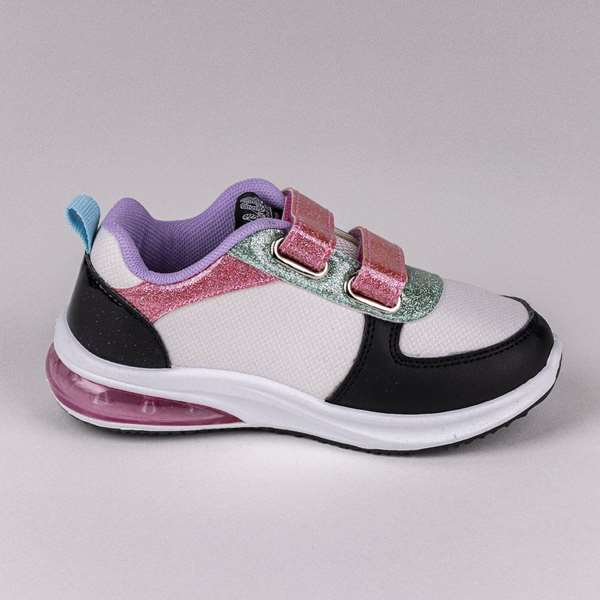 LOL Surprise! t031 Zapatilla Deportiva Negra con Luces LED para Niña, Suela PVC, Talla 31, Ideal para 3+ Años